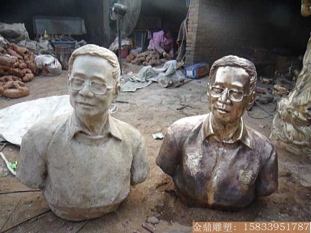厂家制作黄铜铸造 人物胸像 广场景观雕塑制作