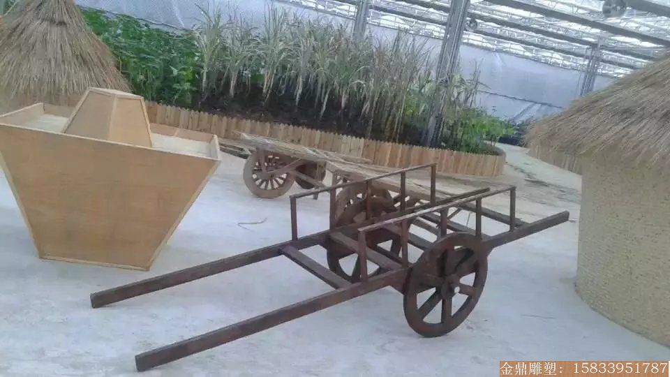 厂家直销铜车雕塑制作 黄铜铸造景观小品 园林景观雕塑设计